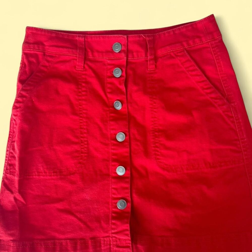 Jcrew Women's Red Skirt
